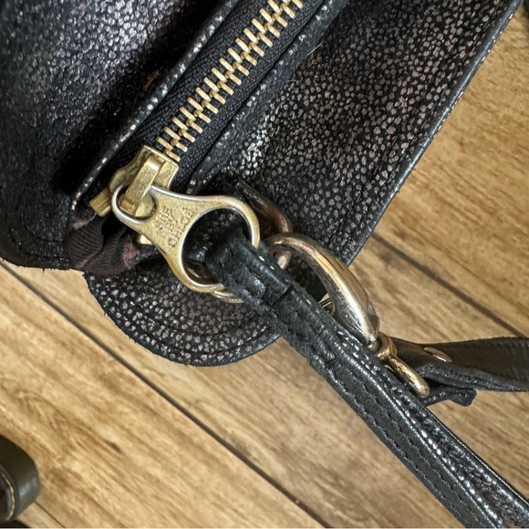 See By Chloe Suede Minaudiere Metallic Leather bag Crossbody Clutch Purse - Picture 11 of 15